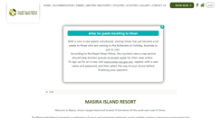 Desktop Screenshot of masiraislandresort.com